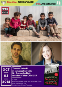 Read more about the article Thomas Sadoski in conversation with Dr. Samantha Nutt, founder of War Child USA